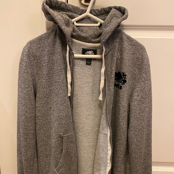 Men’s Salt & Pepper Full-Zip Hoody - Picture 1 of 4